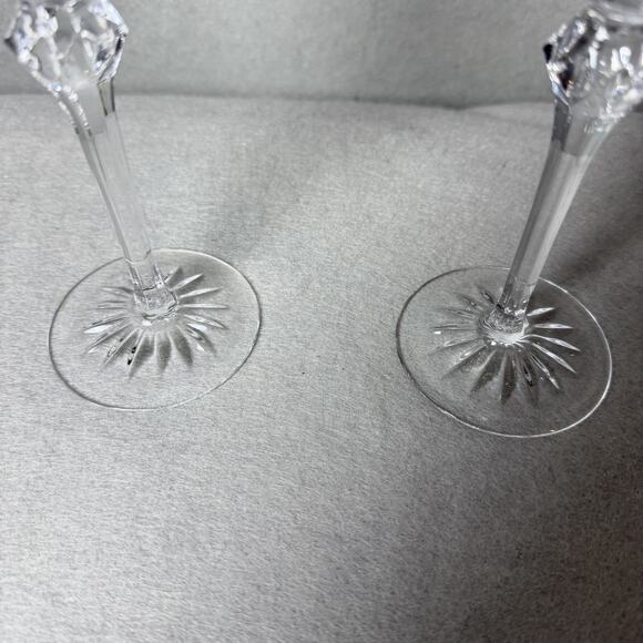 Set Of 2 J G Durand France Cut Lead Crystal Flutes Champagne Wedding - Picture 3 of 5